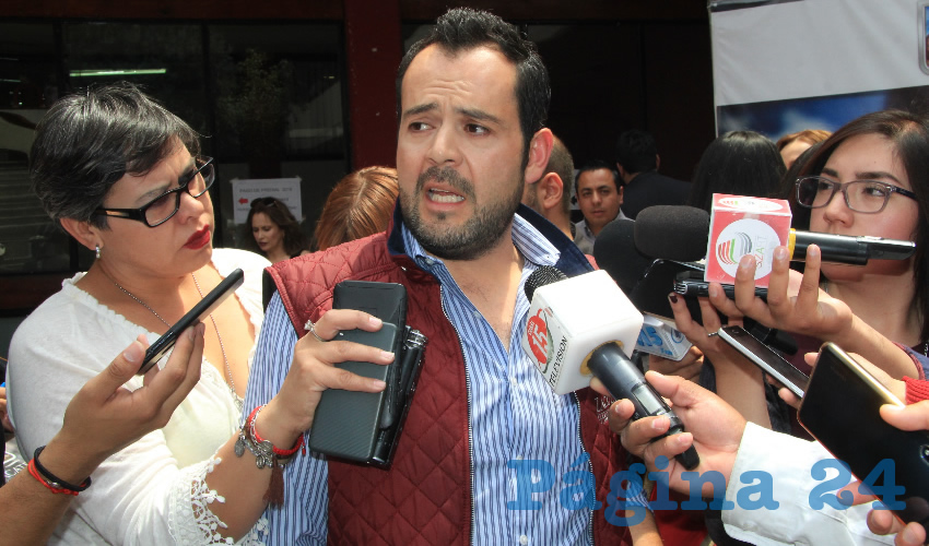 Ulises Mejía Haro, presidente municipal de Zacatecas (Foto Rocío Castro)