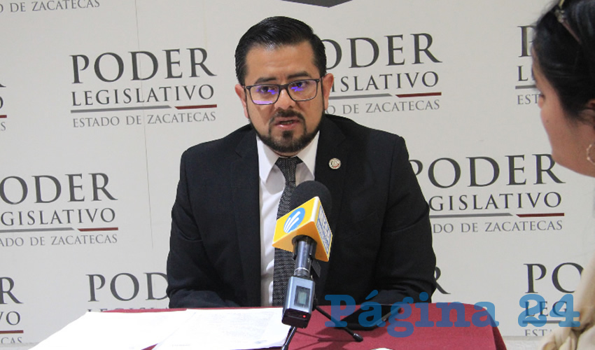 Héctor Adrian Menchaca Medrano, diputado local por Movimiento Regeneración Nacional (Morena) (Foto Rocío Castro Alvarado)