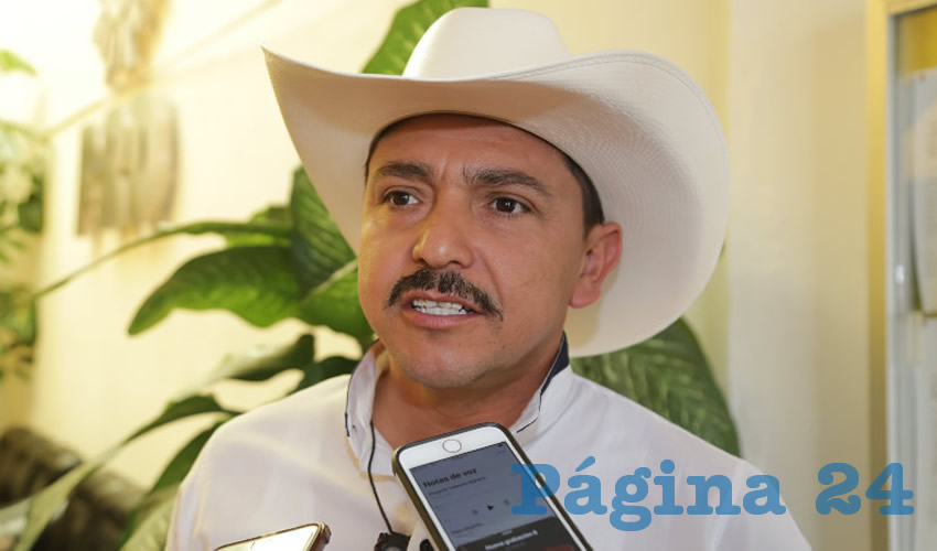 Edmundo N&aacute;jera L&oacute;pez, candidato electo del PRD a la alcald&iacute;a de El Llano (Foto: Eddylberto Lu&eacute;vano Santill&aacute;n)
