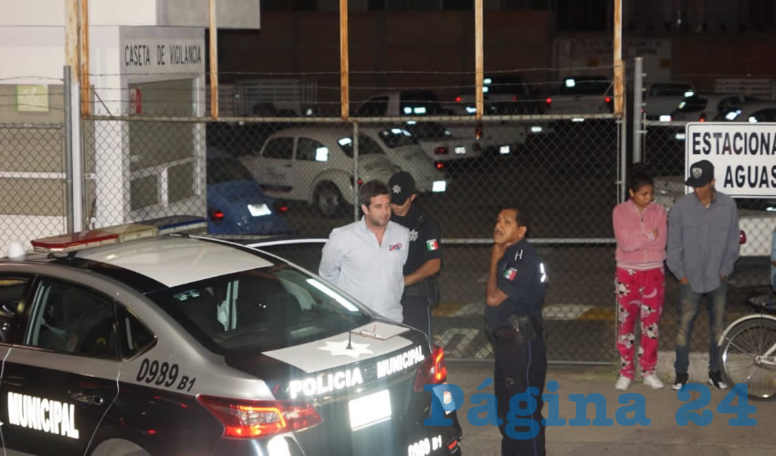 El responsable del percance, Bernardino García González, de 30 años de edad