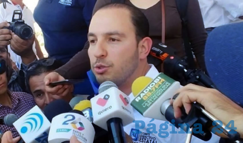 Marko Cortés Mendoza, presidente nacional del PAN (Foto: Luis Fernando Reyes Ortega)