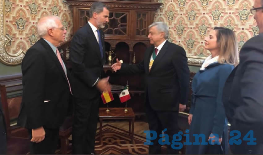 Felipe VI y Andrés Manuel López Obrador: resanar la memoria (Foto: @casareal)