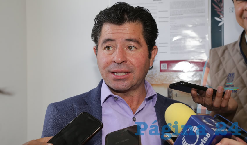 Jorge López Martín, presidente del Patronato de la Feria Nacional de San Marcos (Foto: Eddylberto Luévano Santillán)