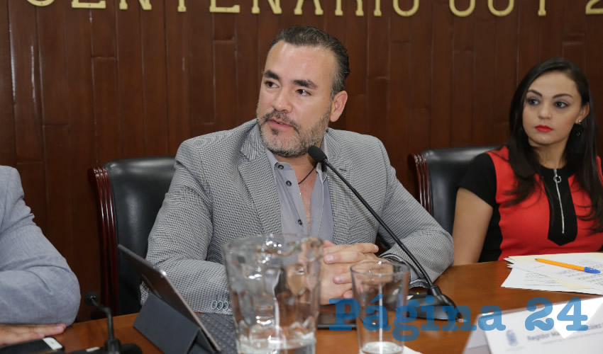 Mauricio Gonz&aacute;lez L&oacute;pez, regidor del Ayuntamiento de Aguascalientes (Foto: Eddylberto Lu&eacute;vano Santill&aacute;n)