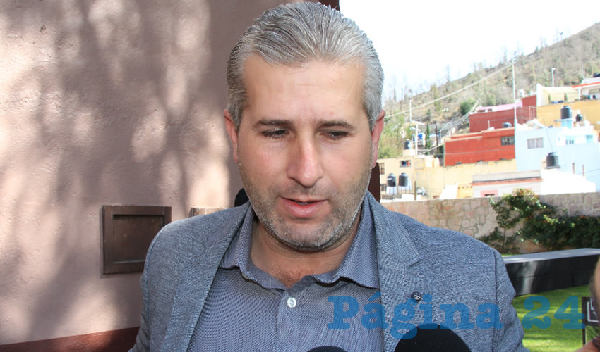 Antonio Aceves Sánchez, presidente municipal de Jerez (Foto Archivo Página 24)