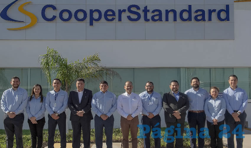 El gobernador del Estado, Martín Orozco Sandoval, anunció la nueva inversión de la empresa Cooper Standard