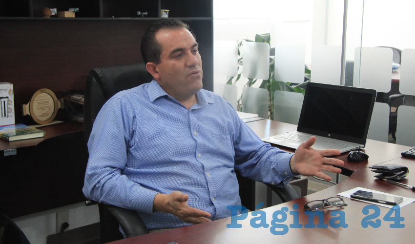 Luis Fernando Maldonado Moreno, titular de la Secretaría del Agua y Medio Ambiente (SAMA) (Foto Rocío Castro Alvarado)