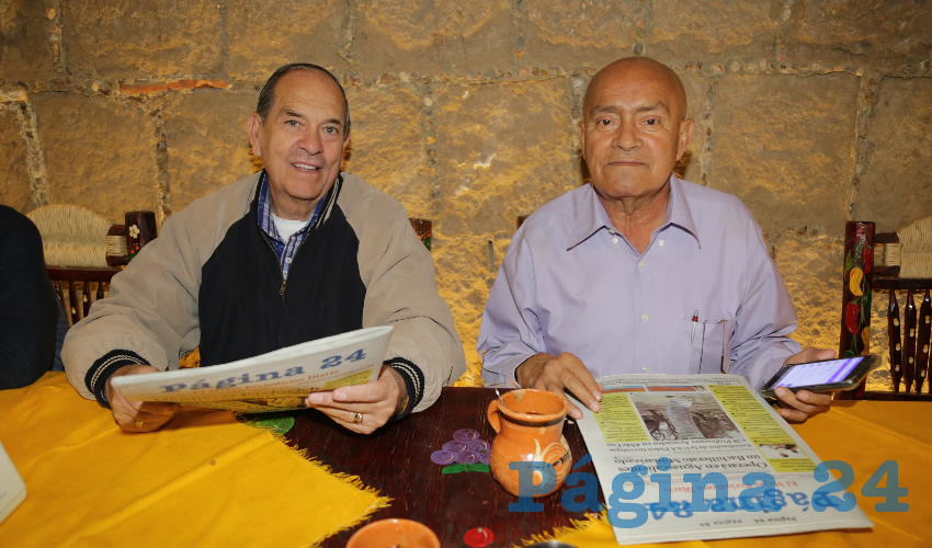 En La Mestiza almorzaron Raúl Villanueva Linaje y Ernesto Pinedo Ortega