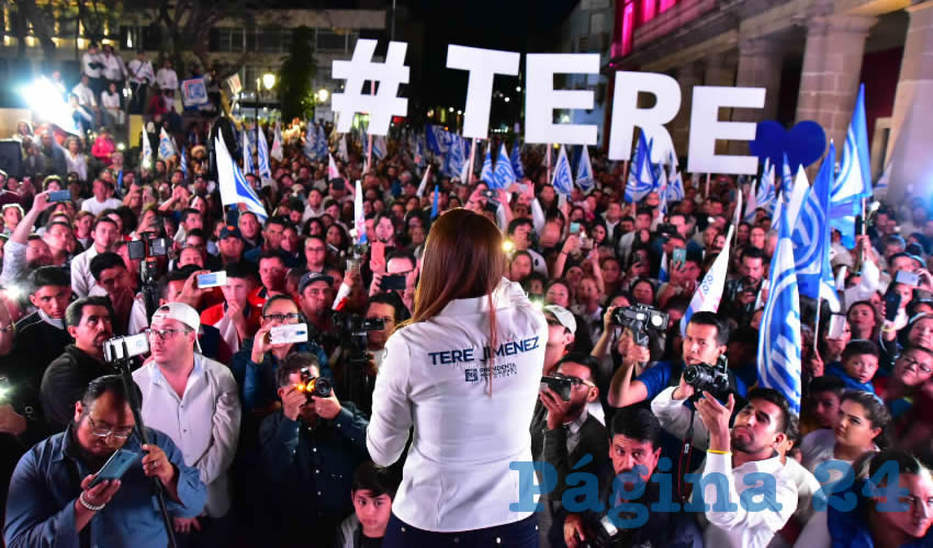 Tere Jiménez dio inicio a la histórica campaña que, por primera ocasión, representa la posibilidad de seguir construyendo un mejor Aguascalientes