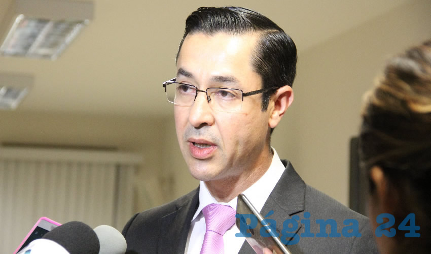 Luis Fernando Landeros Otiz, consejero presidente del Instituto Estatal Electoral (Foto: Juan Fernando Reyes Ortega)