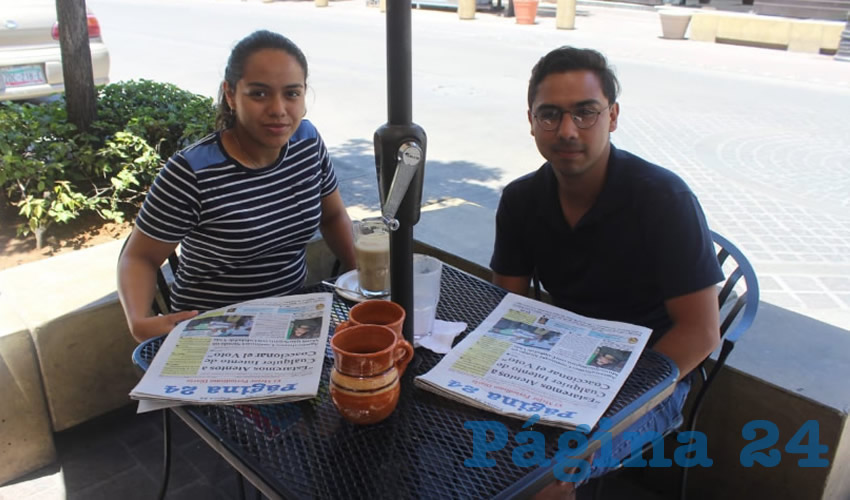 En el restaurante La Madero desayunaron Samantha y Rodrigo Cortez Anguiano