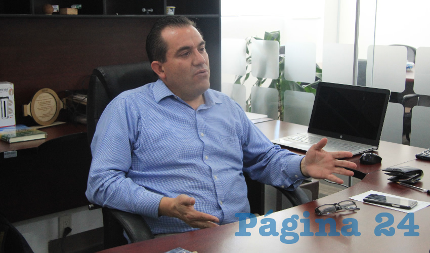 Luis Fernando Maldonado Moreno, titular de la Secretaría del Agua y el Medio Ambiente (SAMA) (Foto Rocío Castro Alvarado)