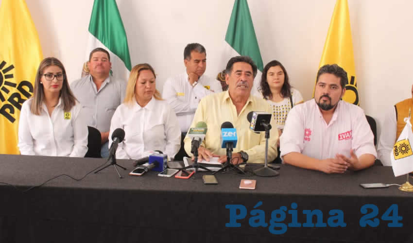 Rueda de prensa del PRD
