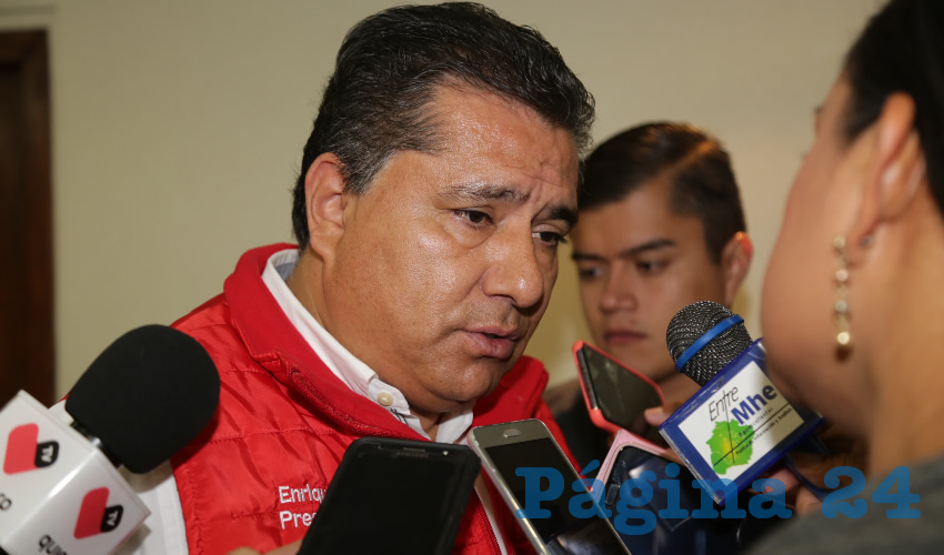 Enrique Juárez Ramírez, presidente estatal del PRI (Foto: Eddylberto Luévano Santillán)