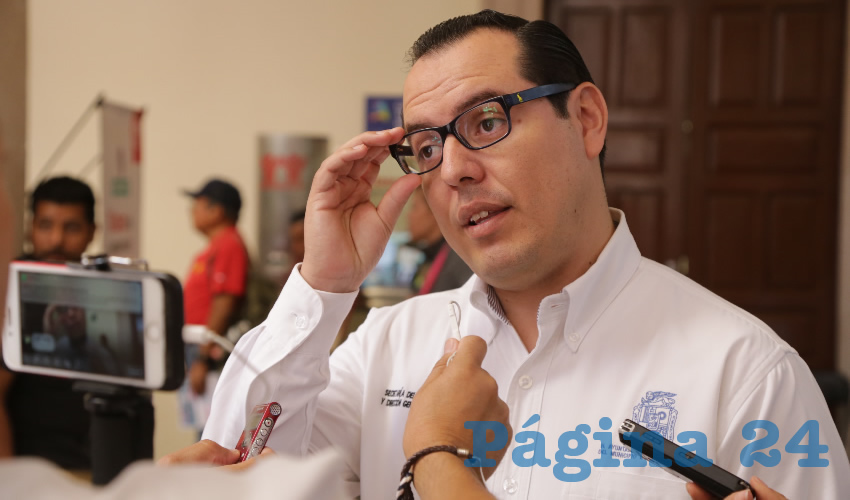 Jaime Gerardo Beltrán Martínez, secretario del Ayuntamiento (Foto: Eddylberto Luévano Santillán)
