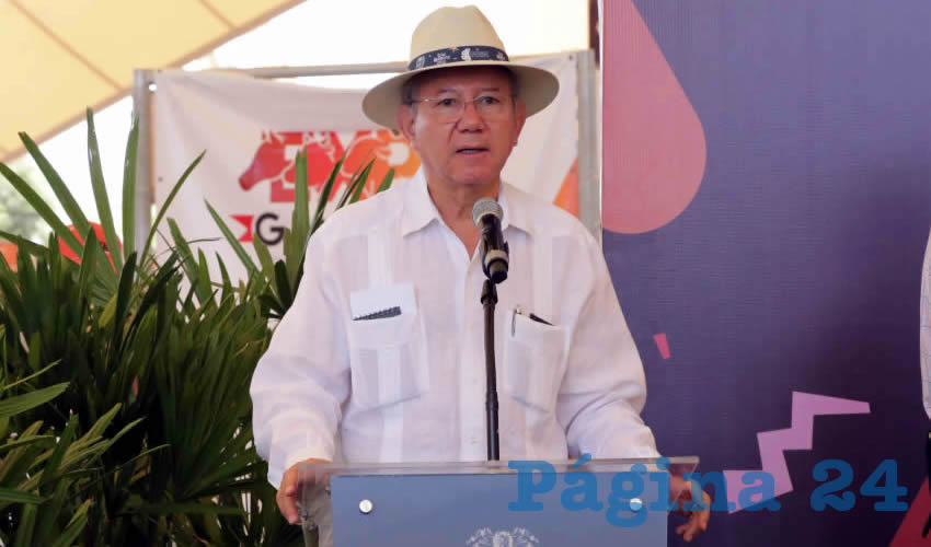 Humberto Hernández Haddad, representante del secretario de Turismo, Miguel Torruco Marqués (Foto: Eddylberto Luévano Santillán)
