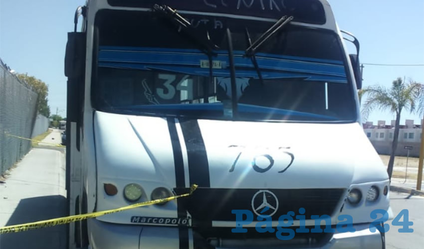 El chofer descubri&oacute; a la v&iacute;ctima hasta que lleg&oacute; a una terminal