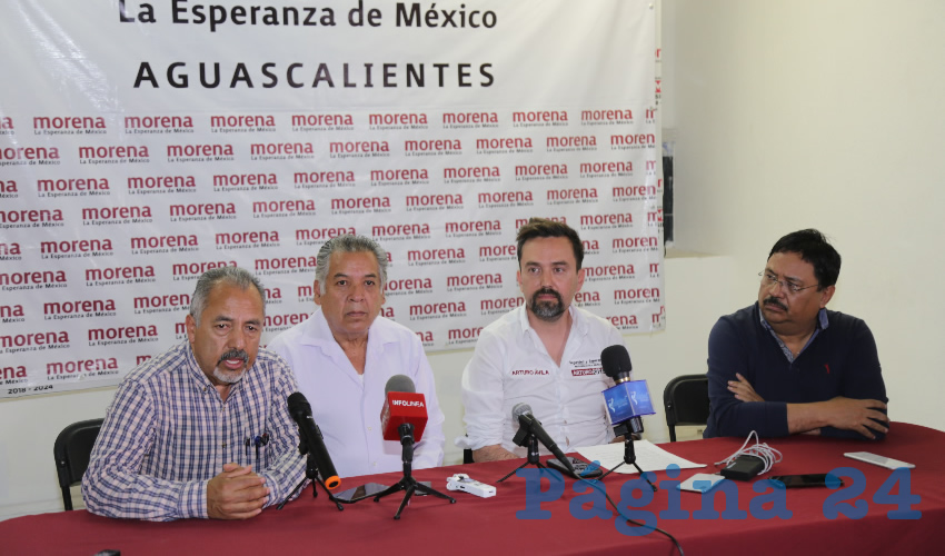 Conferencia de prensa de Morena