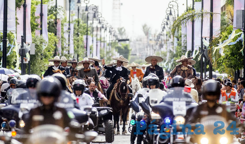 Se llev&oacute; a cabo el tradicional Desfile de Primavera como parte de las actividades de la edici&oacute;n 191 de la Feria Nacional de San Marcos