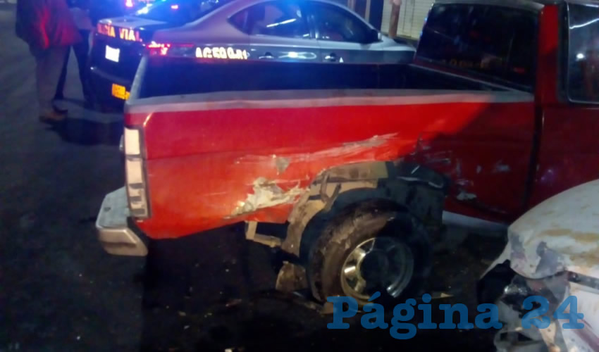 El accidente ocurrió sobre avenida Los Maestros, enfrente del Crena