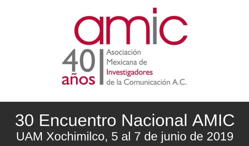 La Asociación Mexicana de Investigadores de la Comunicación es la organización científica que agrupa a los investigadores de la comunicación