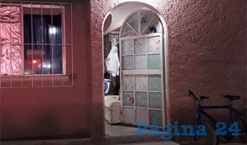 En esta casa de la calle Emiliano Zapata, se ahorcó Víctor Palacios, de 44 años