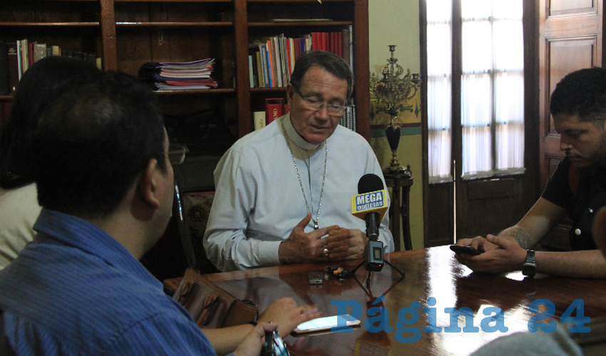 Sigifredo Noriega Barceló, Obispo de Zacatecas (Foto Rocío Castro Alvarado)