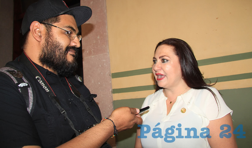 Mónica Borrego Estrada, diputada local de Movimiento Regeneración Nacional (Morena) (Foto Rocío Castro Alvarado)