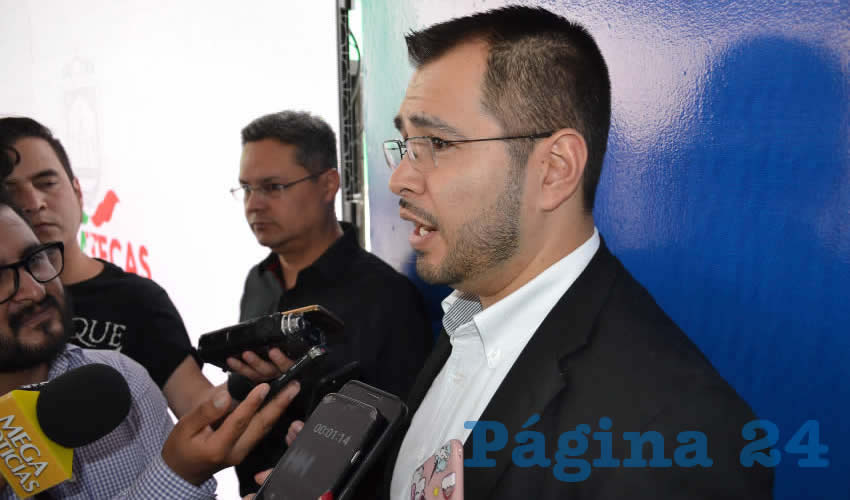 Jehú Salas Dávila, secretario general de Gobierno de Zacatecas (Foto: Merari Martínez)