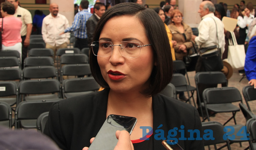 María de Luz Domínguez Campos, titular de la Comisión de Derechos Humanos del Estado de Zacatecas (CDHEZ) (Foto Rocío Castro)