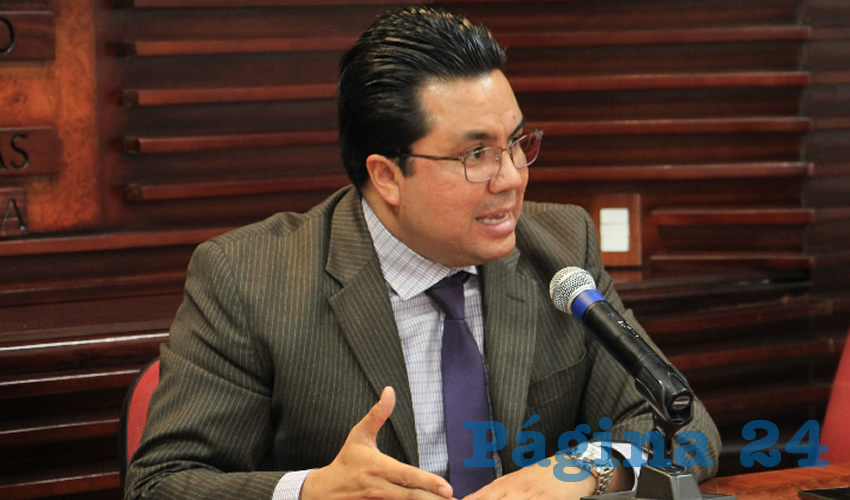 Omar Carrera Pérez, diputado local por Movimiento Regeneración Nacional (Morena) (Foto Rocío Castro Alvarado)