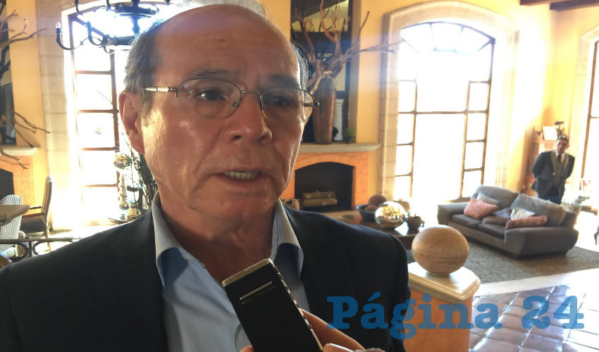 Benjamín de León Mojarro, director de la Junta Intermunicipal de Agua Potable y Alcantarillado de Zacatecas (Jiapaz) (Foto Merari Martínez)