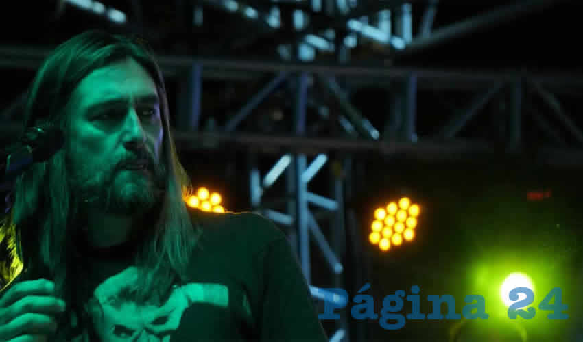 Alfonso André, durante su presentación en el Corredor Cultural Carranza