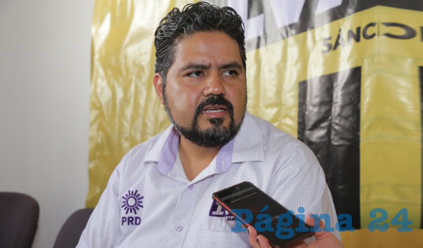 Iván Sánchez Nájera, candidato del PRD a la Alcaldía de Aguascalientes (Foto: Archivo)