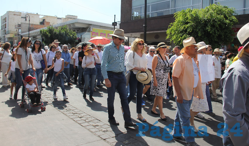 La marcha del silencio en Aguascalientes