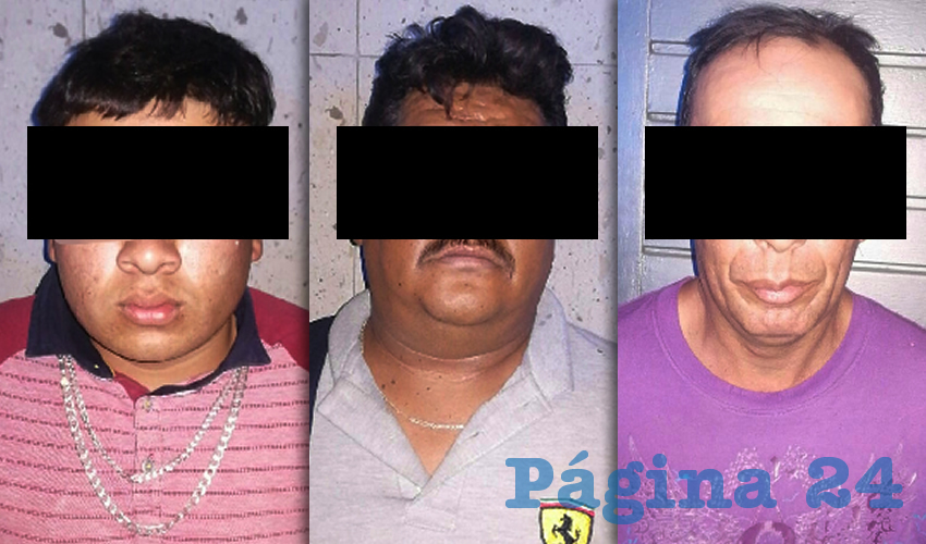 Reynaldo “N” “N”, de 18 años | Guillermo “N” “N”, de 35 años | Gustavo “N” “N”, de 44 años