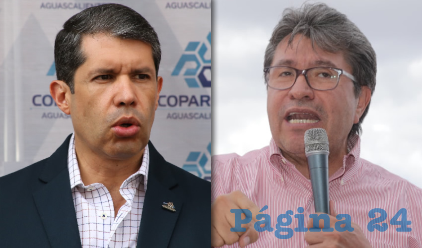 Raúl González Alonso, presidente estatal de la Confederación Patronal de la República Mexicana (Coparmex) | Ricardo Monreal Ávila, coordinador de senadores de Movimiento Regeneración Nacional (Morena)
