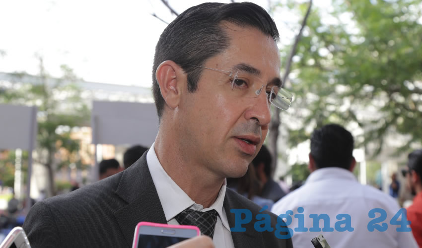 Luis Fernando Landeros Ortiz, consejero presidente del IEE (Foto: Eddylberto Luévano Santillán)