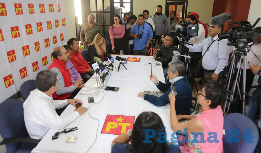 H&eacute;ctor Quiroz Garc&iacute;a, presidente estatal del PT (Foto: Eddylberto Lu&eacute;vano Santill&aacute;n)