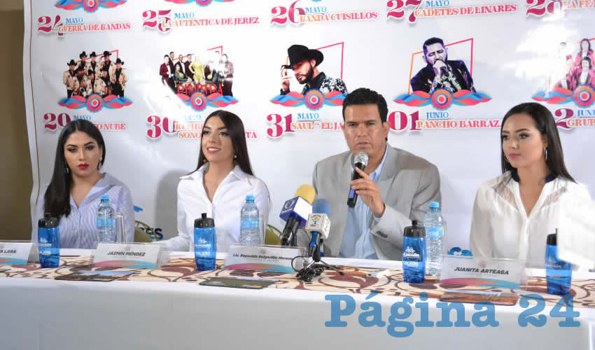 Reynaldo Delgadillo Moreno, presidente municipal de Calera, invitó a la población en general. Destacó que esperan una derrama económica importante y la asistencia de pobladores de la región, así como de otras entidades, pues aseguró que recibirán el apoyo de las instancias estatales y federales en el tema de la seguridad (Foto: Merari Martínez)