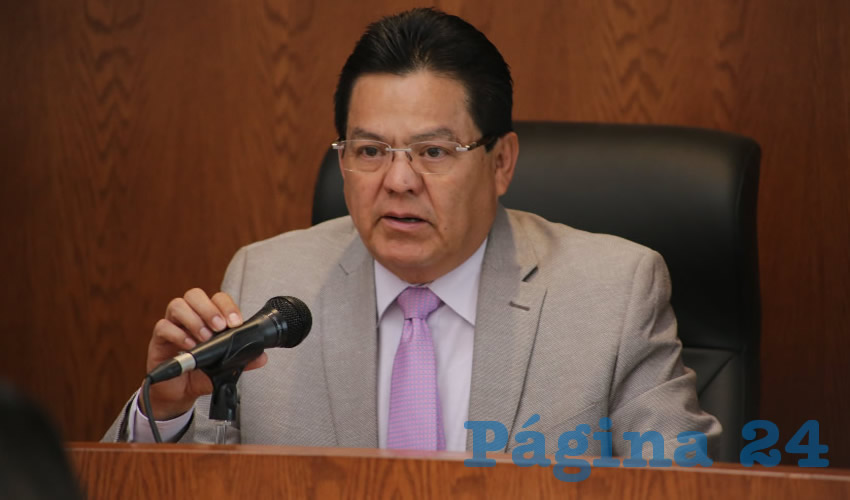 Salvador Hernández Gallegos, magistrado presidente del Tribunal Electoral del Estado de Aguascalientes (Foto: Eddylberto Luévano Santillán)