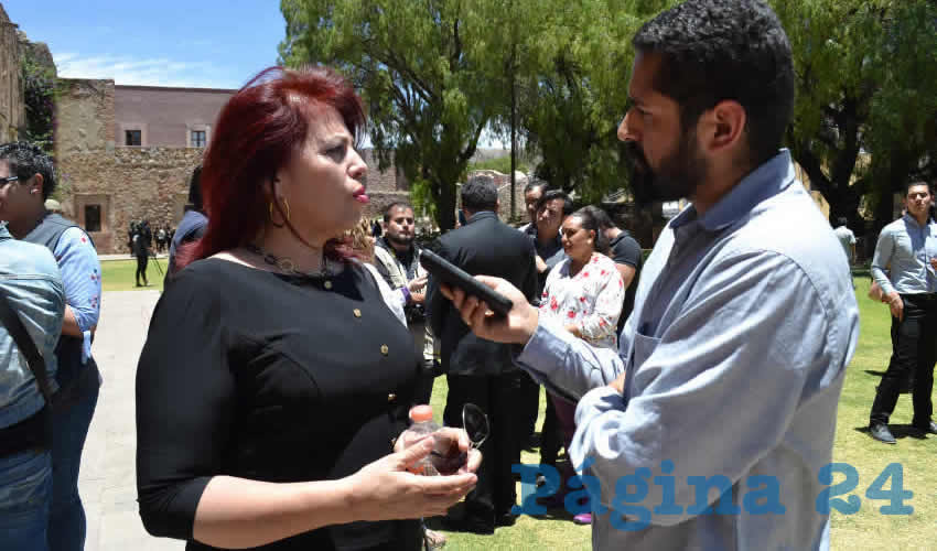 Jovita Aguilar Díaz, directora del Instituto Municipal de Cultura de Fresnillo
