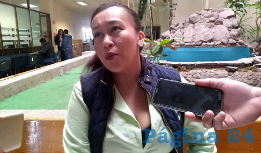 Claudia Angélica Barrera Juárez, titular del programa estatal contra el VIH y tuberculosis