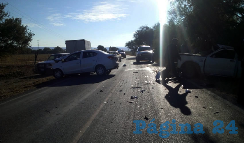 El accidente ocurrió en la carretera estatal 89, en Pabellón de Arteaga