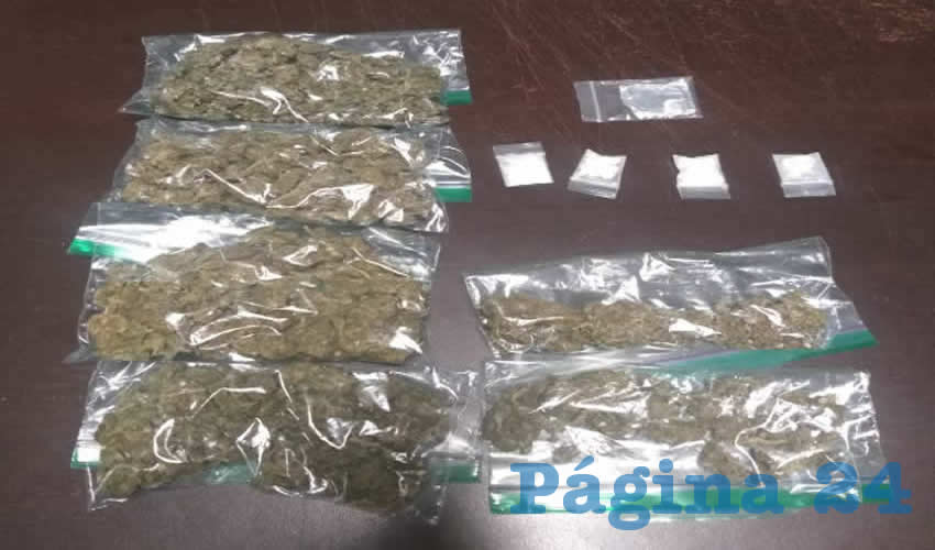 La droga que portaba Sa&uacute;l &ldquo;N&rdquo; &ldquo;N&rdquo;, de 22 a&ntilde;os de edad