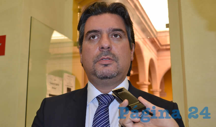 Jorge Eduardo Hiriartt Franco, presidente local de la Cámara Mexicana de la Industria de la Construcción (CMIC) (Foto Merari Martínez)