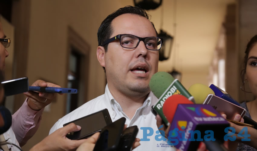 Jaime Gerardo Beltr&aacute;n Mart&iacute;nez, secretario de Ayuntamiento (Foto: Eddylberto Lu&eacute;vano Santill&aacute;n)