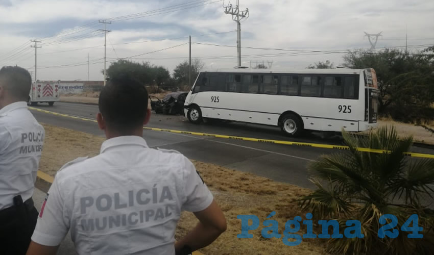 La falta colisi&oacute;n ocurri&oacute; en avenida Siglo XXI, frente a una subestaci&oacute;n de la Comisi&oacute;n Federal de Electricidad