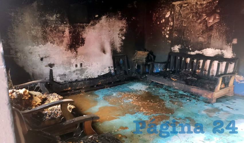 Algunos de los da&ntilde;os causados en la vivienda situada en calle Granizo 211, colonia El Roc&iacute;o