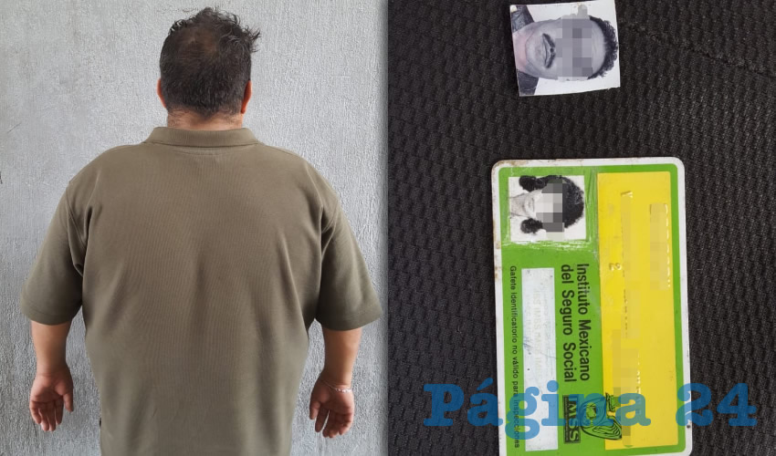 El pillo Julio C&eacute;sar &ldquo;N&rdquo; &ldquo;N&rdquo; y su credencial falsificada